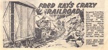 Fred Kay's Crazy Railroad. A Victor story.