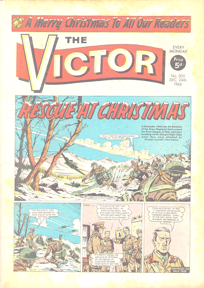 Victor front cover with original banner. © D.C. Thompson & Co. Ltd.